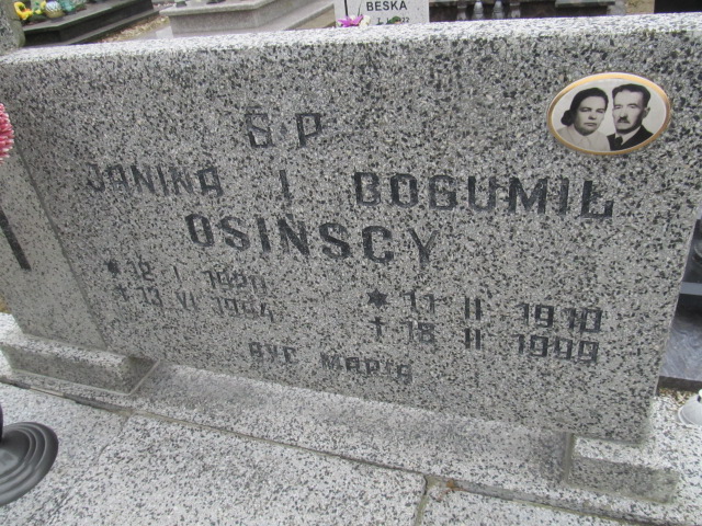 Bogumił Osiński 1910 Świeszyno - Grobonet - Wyszukiwarka osób pochowanych