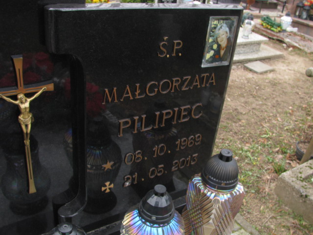 Małgorzata Pilipiec 1969 Świeszyno - Grobonet - Wyszukiwarka osób pochowanych