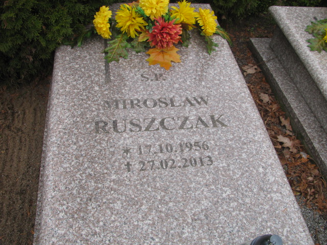 Mirosław Ruszczak 1956 Świeszyno - Grobonet - Wyszukiwarka osób pochowanych