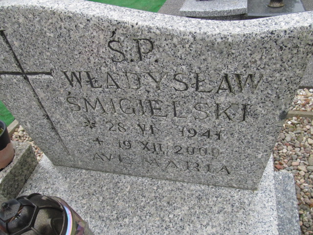 Władysław Śmigielski 1941 Świeszyno - Grobonet - Wyszukiwarka osób pochowanych