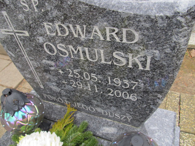 Edward Osmulski 1937 Świeszyno - Grobonet - Wyszukiwarka osób pochowanych