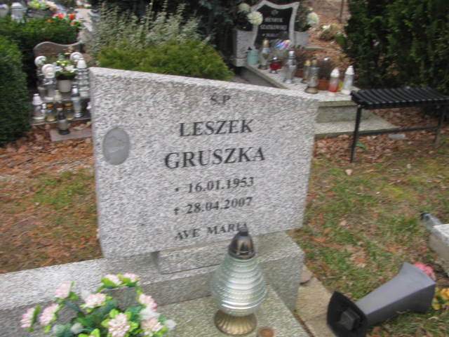 Leszek Gruszka 1953 Świeszyno - Grobonet - Wyszukiwarka osób pochowanych